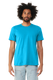 Bella + Canvas 3001CVC - Unisex Heather CVC T-Shirt - Neon Blue