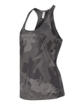 Women's Performance Racerback Tank - Sport Graphite Laser Camo