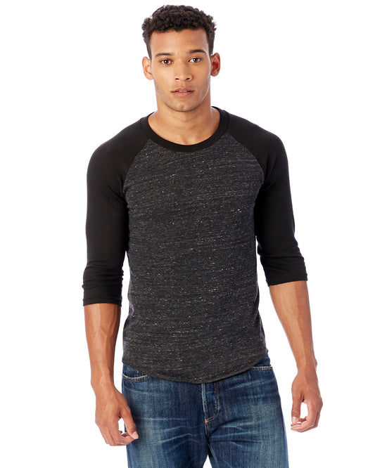 Unisex Baseball Eco-Jersey��� T-Shirt - Ec Black / Ec Tr Black