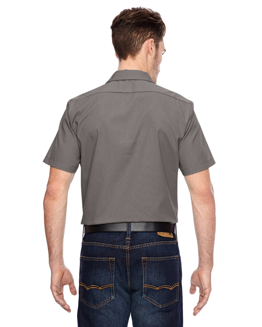 Men's Industrial Short-Sleeve Work Shirt - Graphite Gray