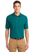 Unisex Silk Touch Polo - Teal Green