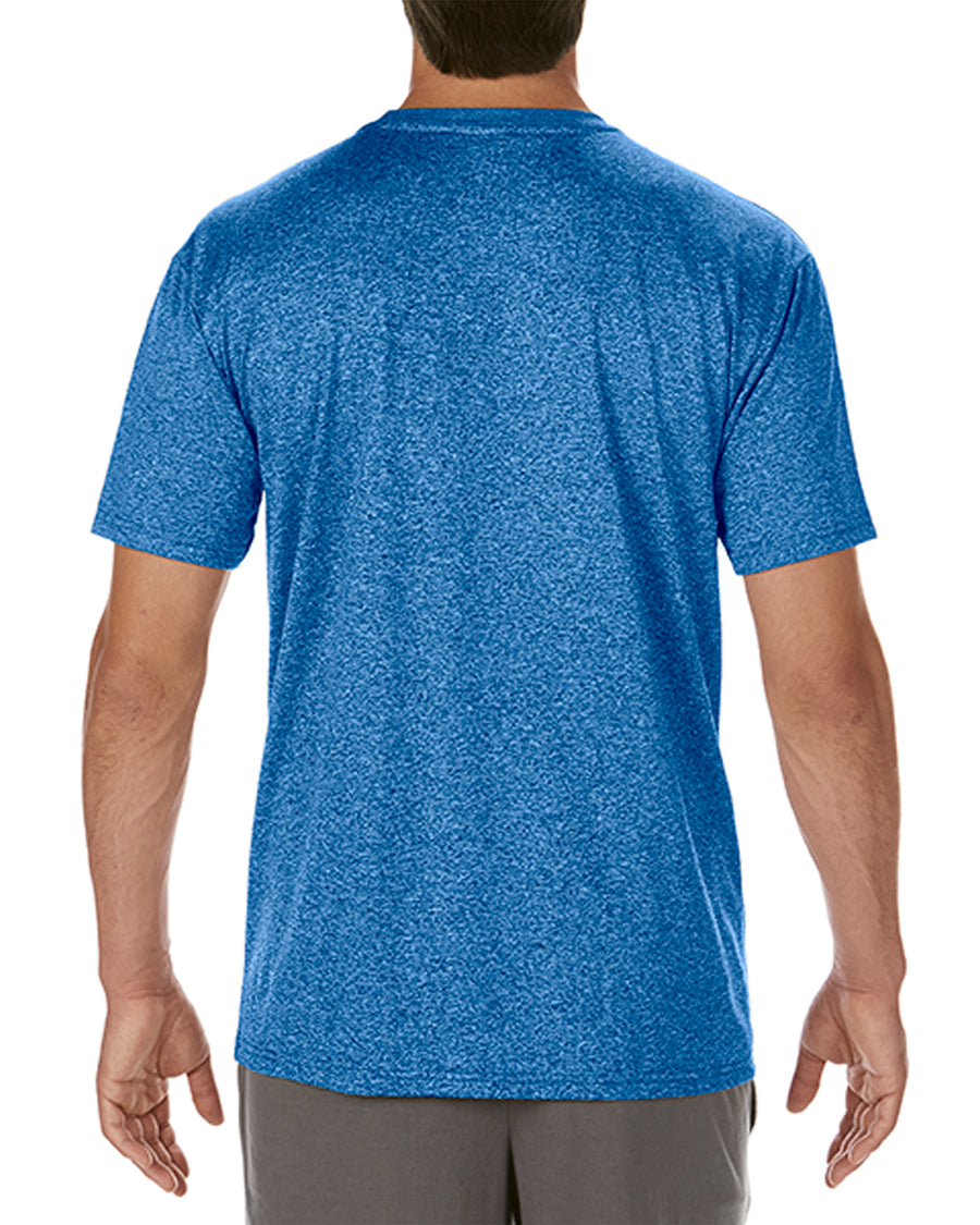Unisex Performance��  Core T-Shirt - Heather Sport Royal