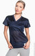 Augusta Sportswear 250 - Women's Junior Fit Replica Football T-Shirt - Navy