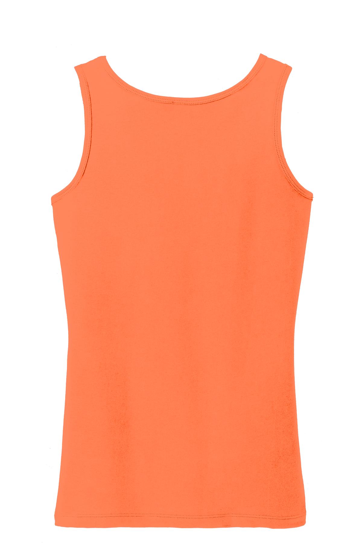 Women's Junior The Concert Tank - Neon Orange