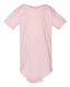 Bella + Canvas 100B - Infant Jersey Short-Sleeve One-Piece - Pink