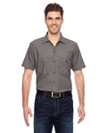 Men's Industrial Short-Sleeve Work Shirt - Graphite Gray
