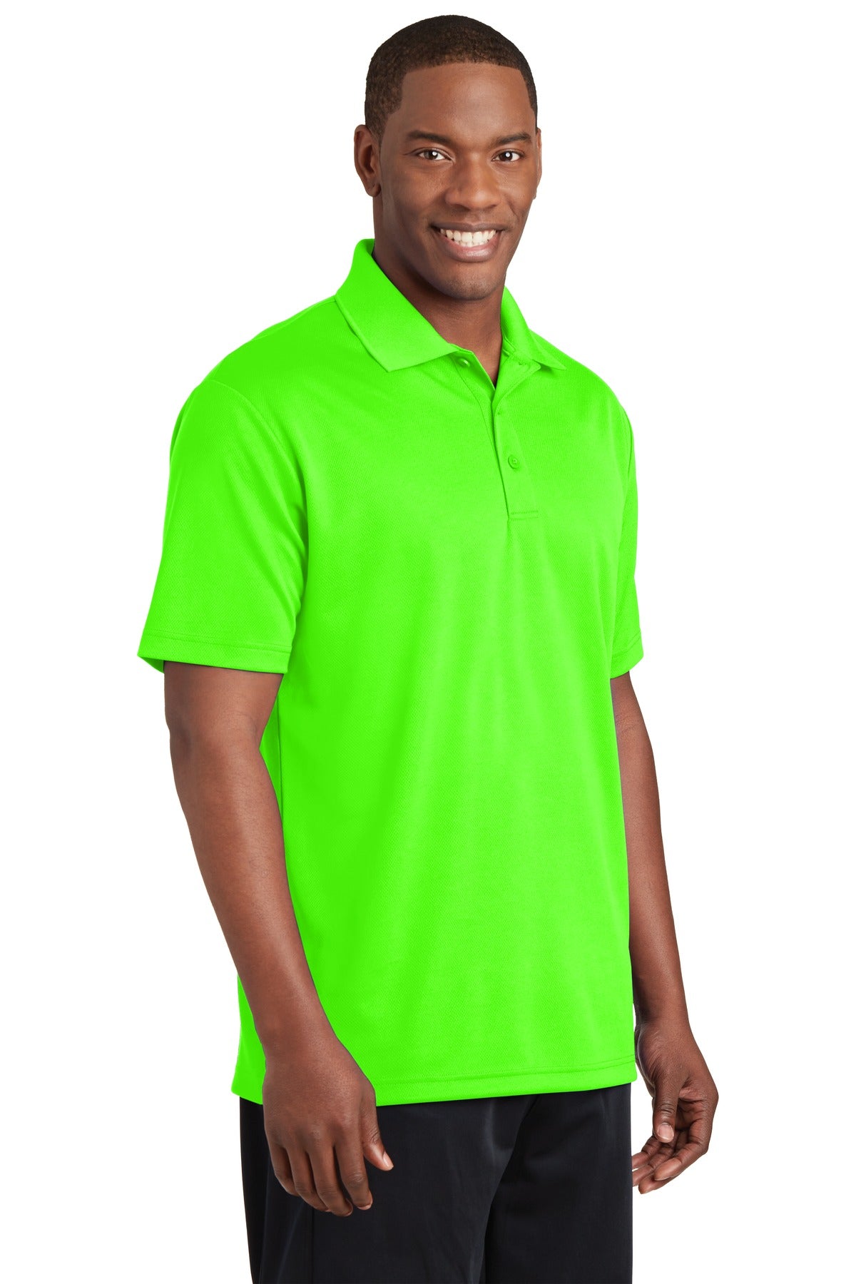 Men's PosiCharge RacerMesh Polo - Neon Green