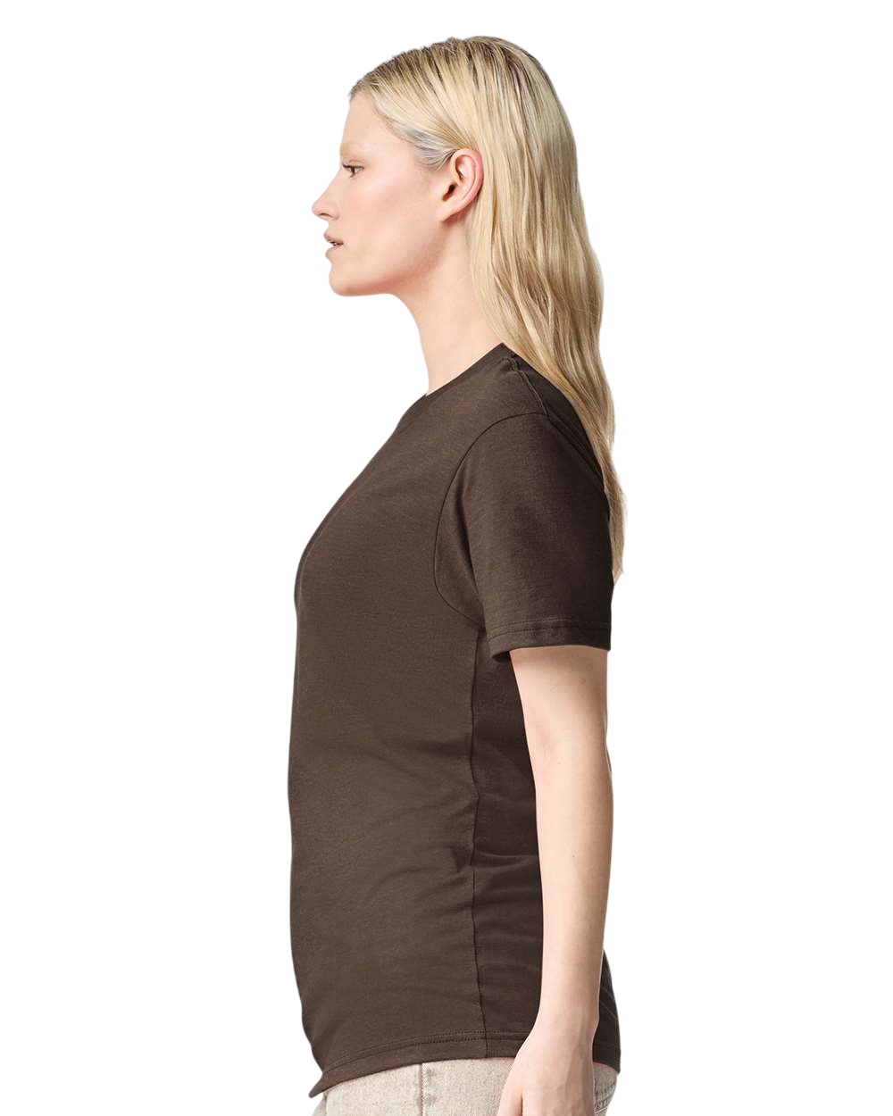 Unisex CVC T-Shirt - Heather Brown