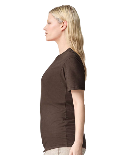 Unisex CVC T-Shirt - Heather Brown