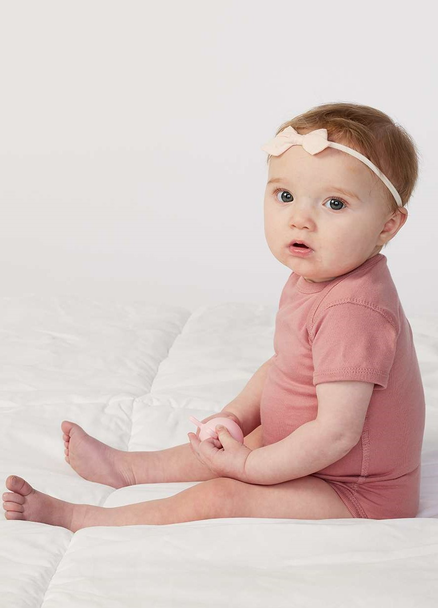 Infant Fine Jersey Bodysuit - Mauvelous