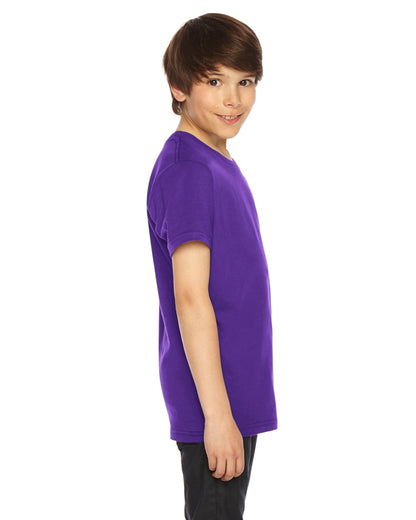 Youth Fine Jersey Short-Sleeve T-Shirt - Purple