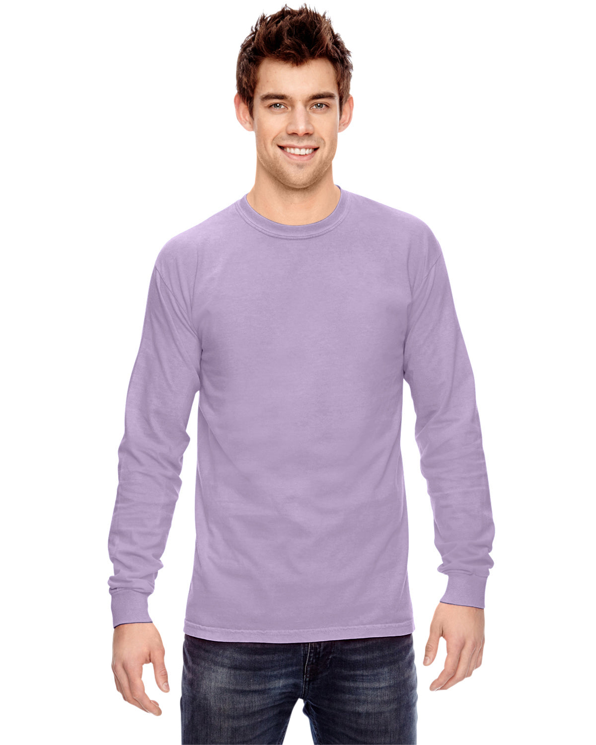 Unisex Heavyweight RS Long-Sleeve T-Shirt - Orchid