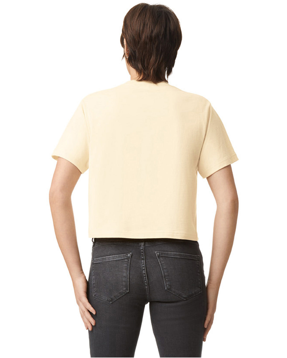 Women's Fine Jersey Boxy T-Shirt - Cream