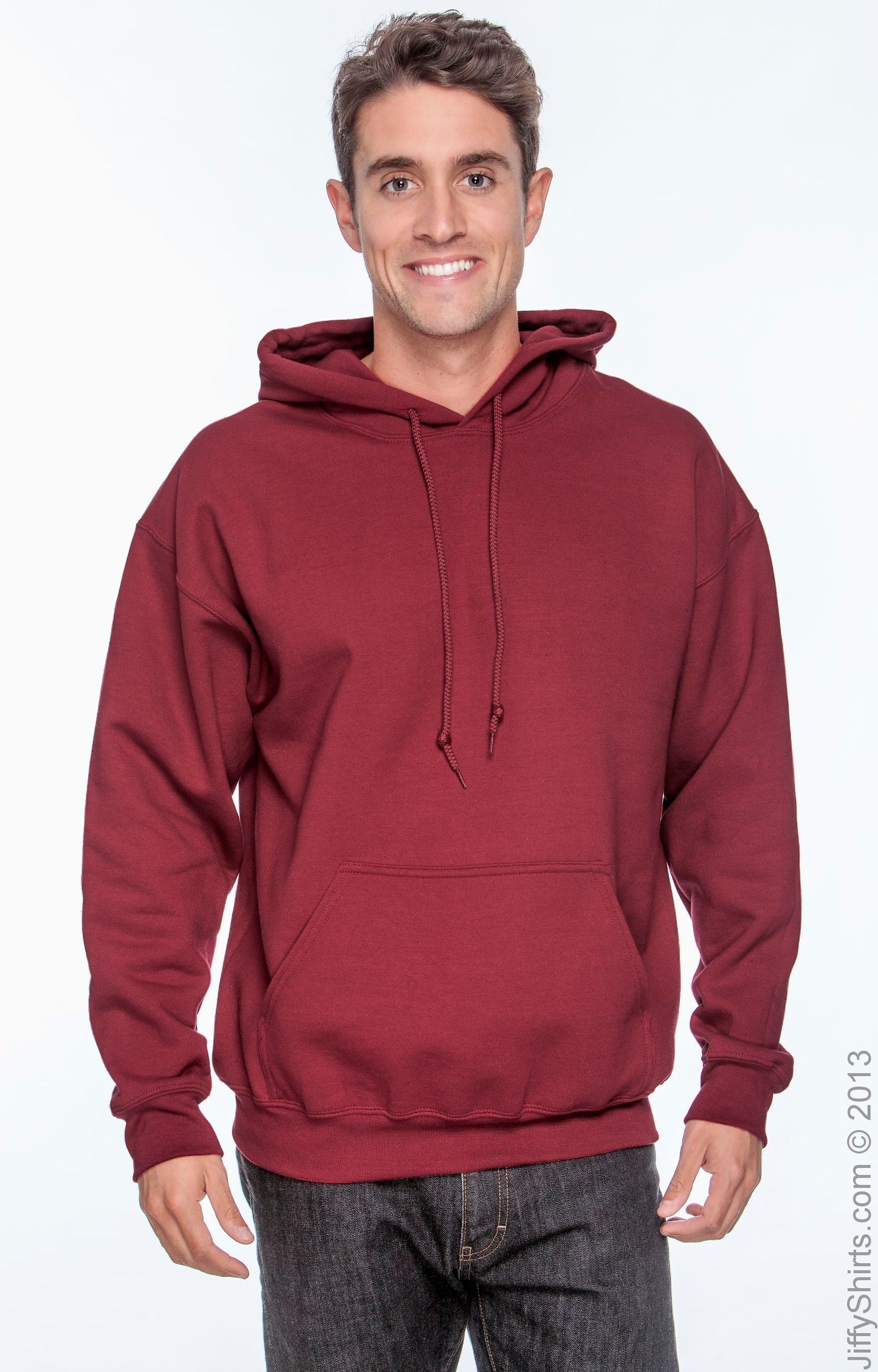 Unisex DryBlend®  50/50 Hoodie - Cardinal