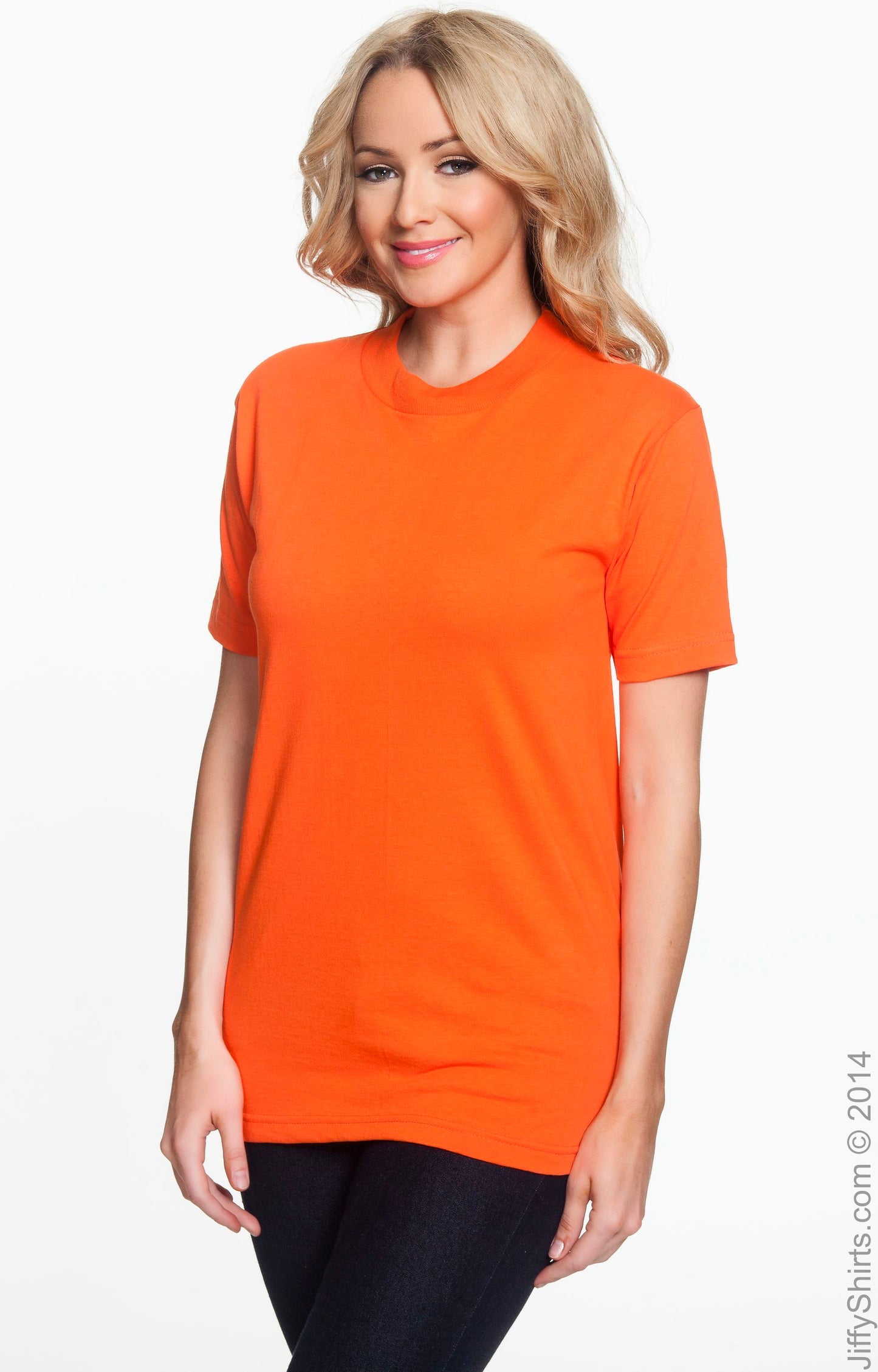 Unisex 100% Cotton T-Shirt - Bright Orange
