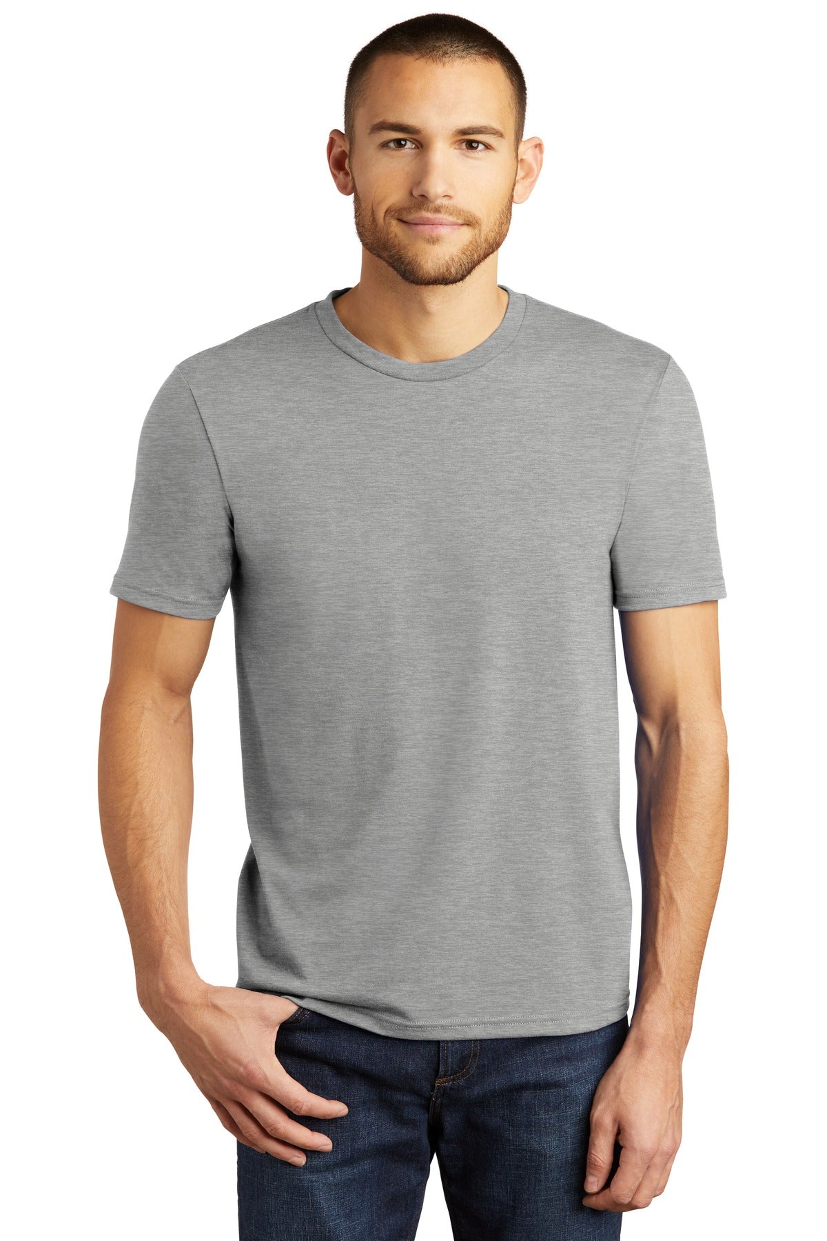 Unisex Perfect Tri Tee - Heather Gray