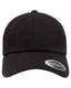 Yupoong 6245CM - Unisex Low-Profile Cotton Twill Dad Cap - Black