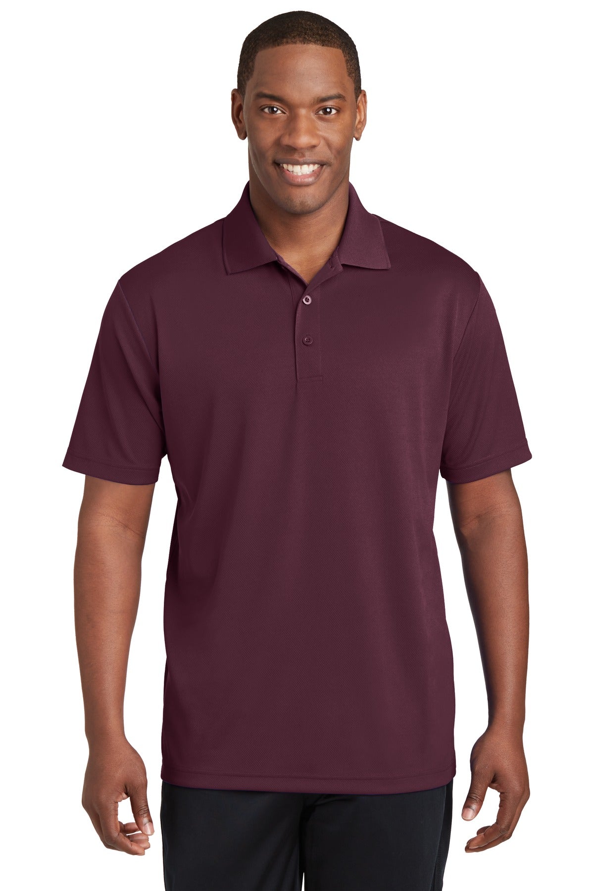 Men's PosiCharge RacerMesh Polo - Maroon