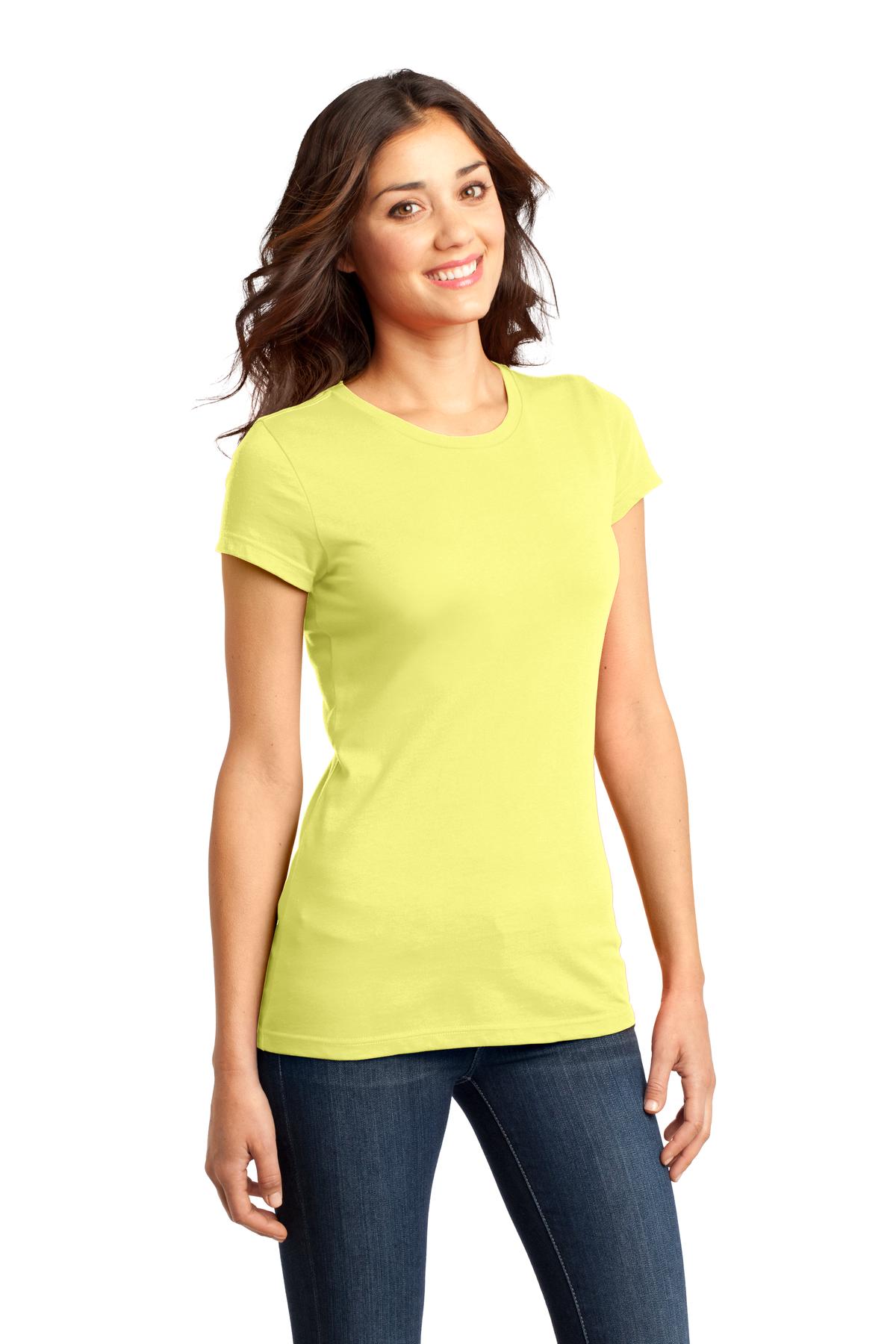 Women's Fitted Very Important Tee - Lemon Yellow