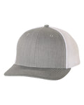 Snapback Trucker Cap - Heather Gray / White