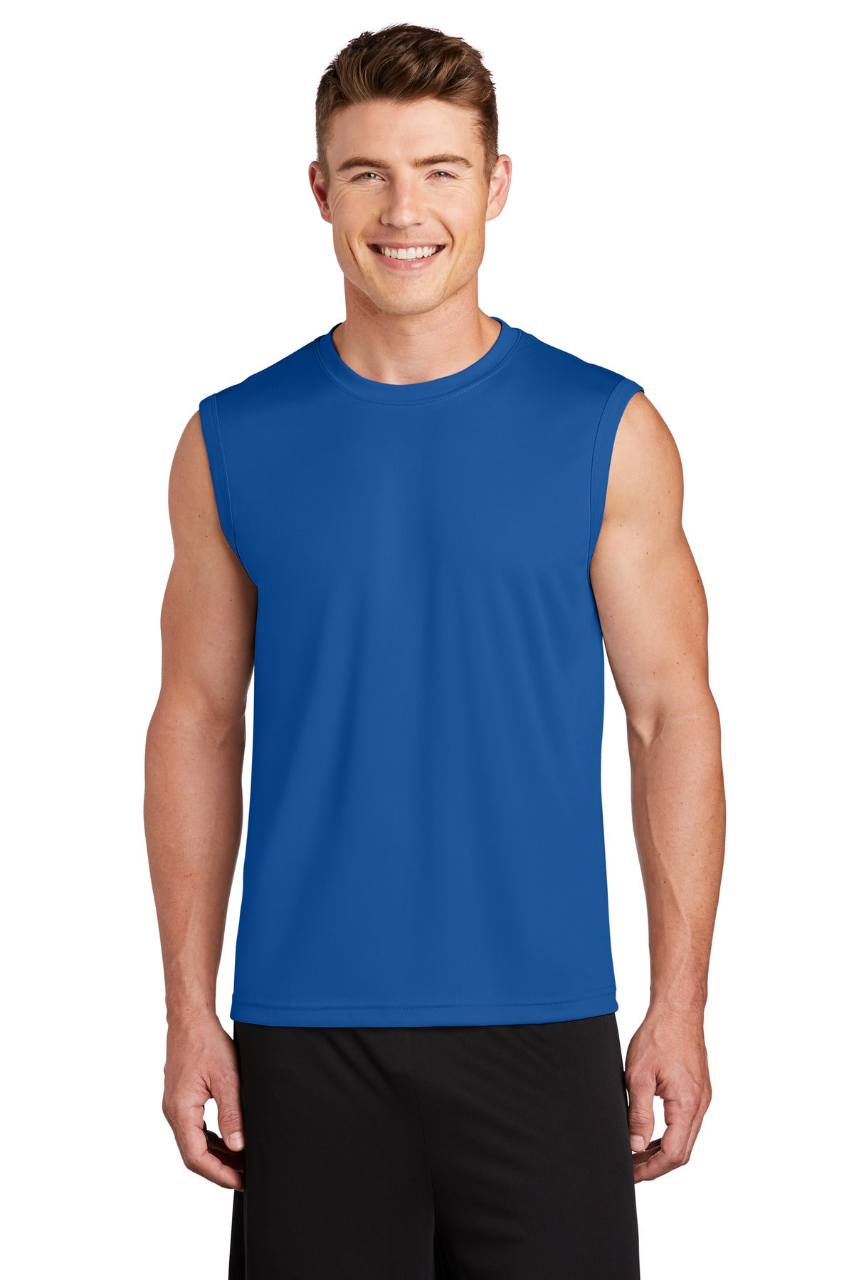 Men's Sleeveless PosiCharge Competitor Tee - True Royal