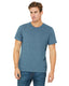 Bella + Canvas 3650 - Unisex Poly-Cotton Short-Sleeve T-Shirt - Denim Slub