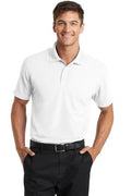 Unisex Dry Zone Grid Polo - White