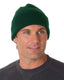 Bayside BA3825 - 100% Acrylic Knit Cuff Beanie - Forest Green