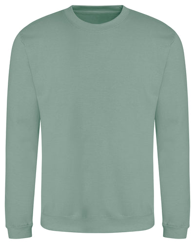 Unisex 80/20 Midweight College Crewneck Sweatshirt - Dusty Green