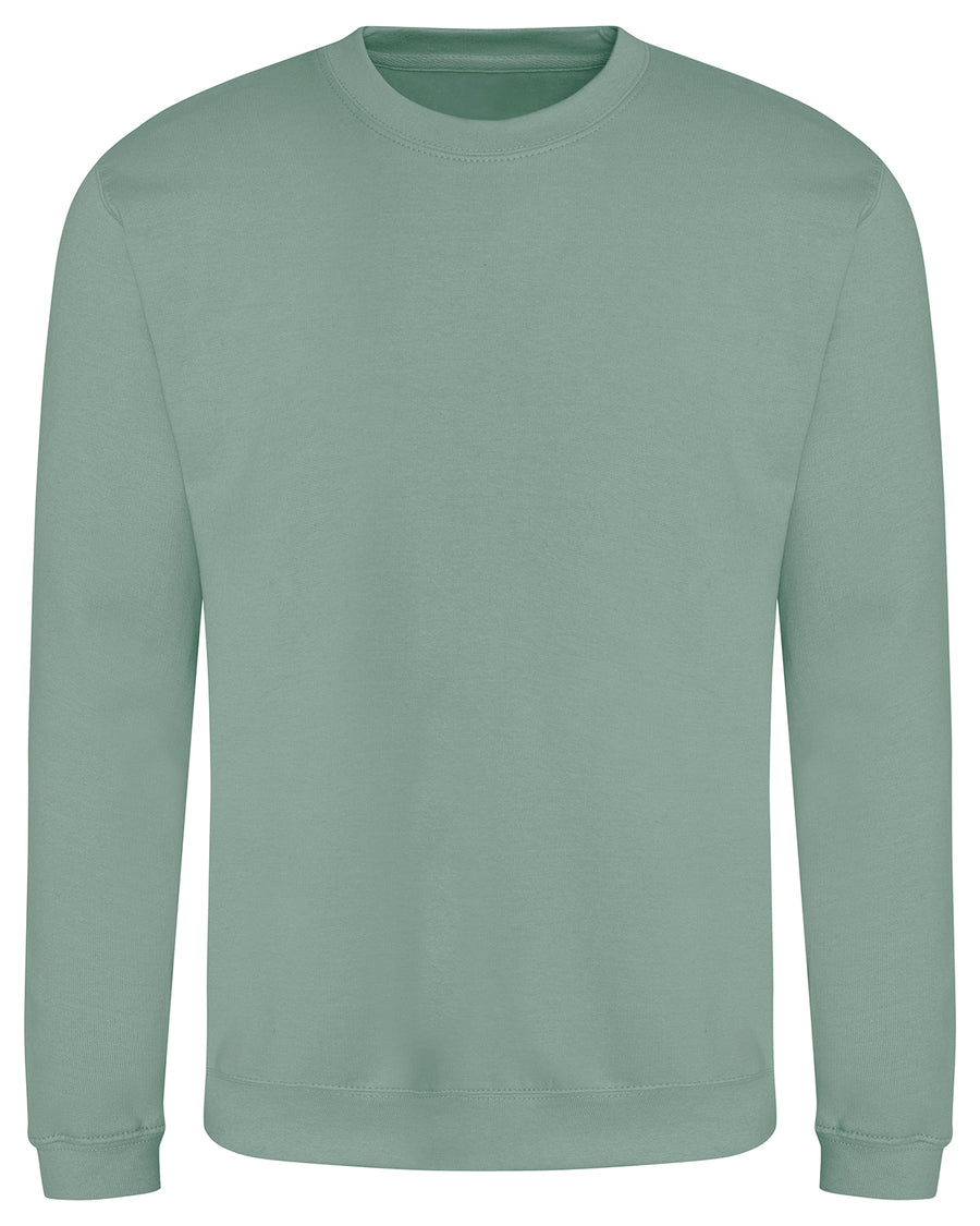 Unisex 80/20 Midweight College Crewneck Sweatshirt - Dusty Green