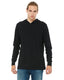 Bella + Canvas 3512 - Unisex Jersey Long-Sleeve Hoodie - Black