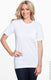 Bayside BA3015 - Unisex Cotton Pocket T-Shirt - White