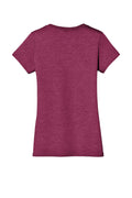 Women's Perfect Weight V-Neck Tee - Heather Loganberry