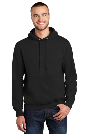 Unisex Essential Fleece Pullover Hoodie - Jet Black