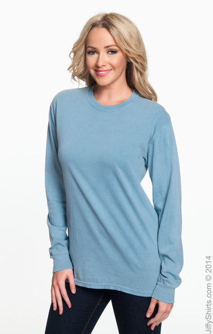 Unisex Heavyweight RS Long-Sleeve T-Shirt - Ice Blue