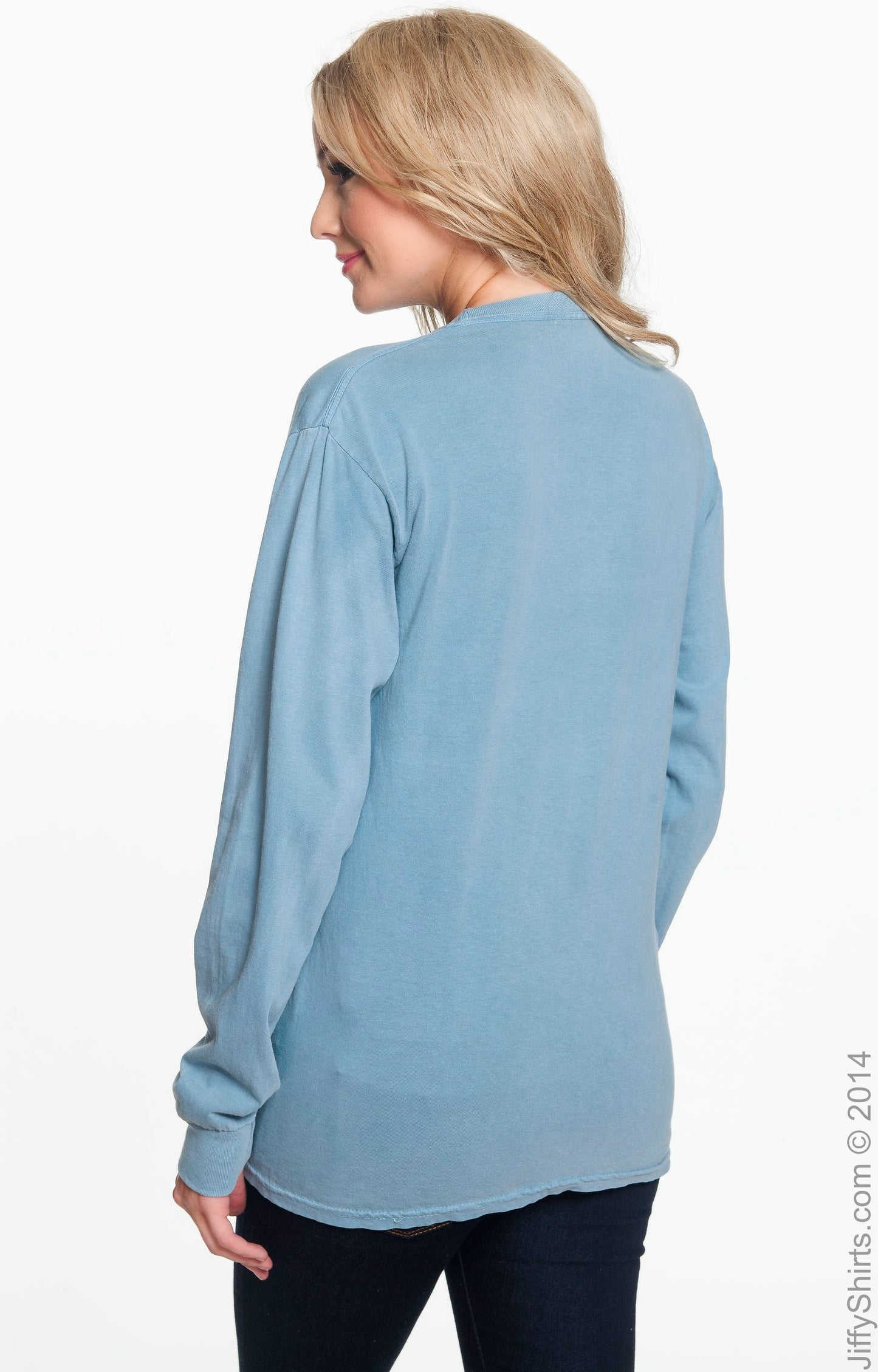 Unisex Heavyweight RS Long-Sleeve T-Shirt - Ice Blue