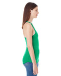 Women's Poly-Cotton Racerback Tank - Heather Kelly Green