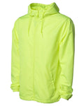 Unisex Water-Resistant Lightweight Windbreaker - Safety Yellow