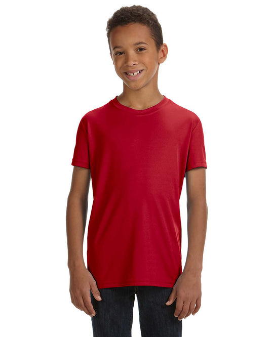 Youth Performance Short-Sleeve T-Shirt - Sport Scarlet Red