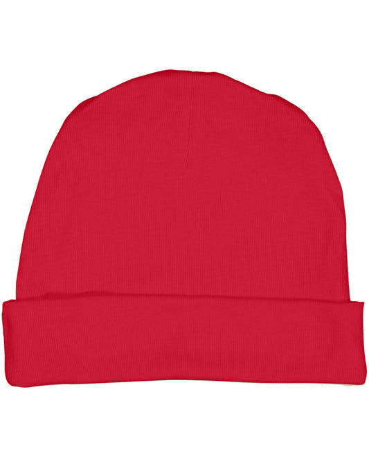 Infant Baby Rib Cap - Red