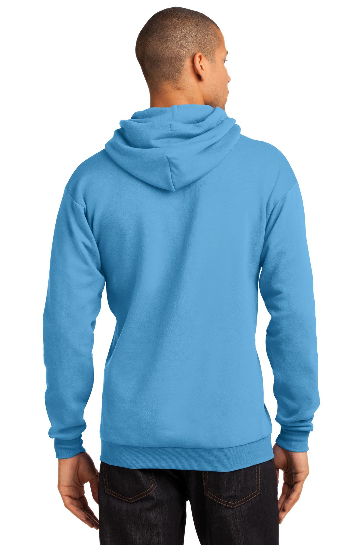 Unisex Core Fleece Pullover Hoodie - Aquatic Blue