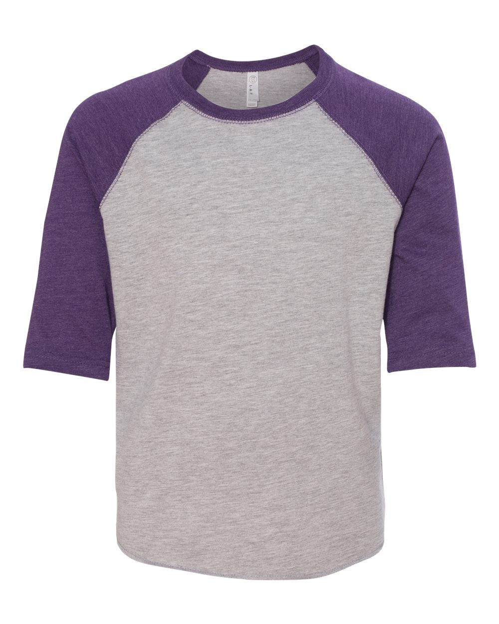 Toddler Baseball T-Shirt - Vintage Heather / Vintage Purple