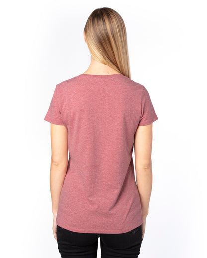 Women's Ultimate V-Neck T-Shirt - Maroon Heather