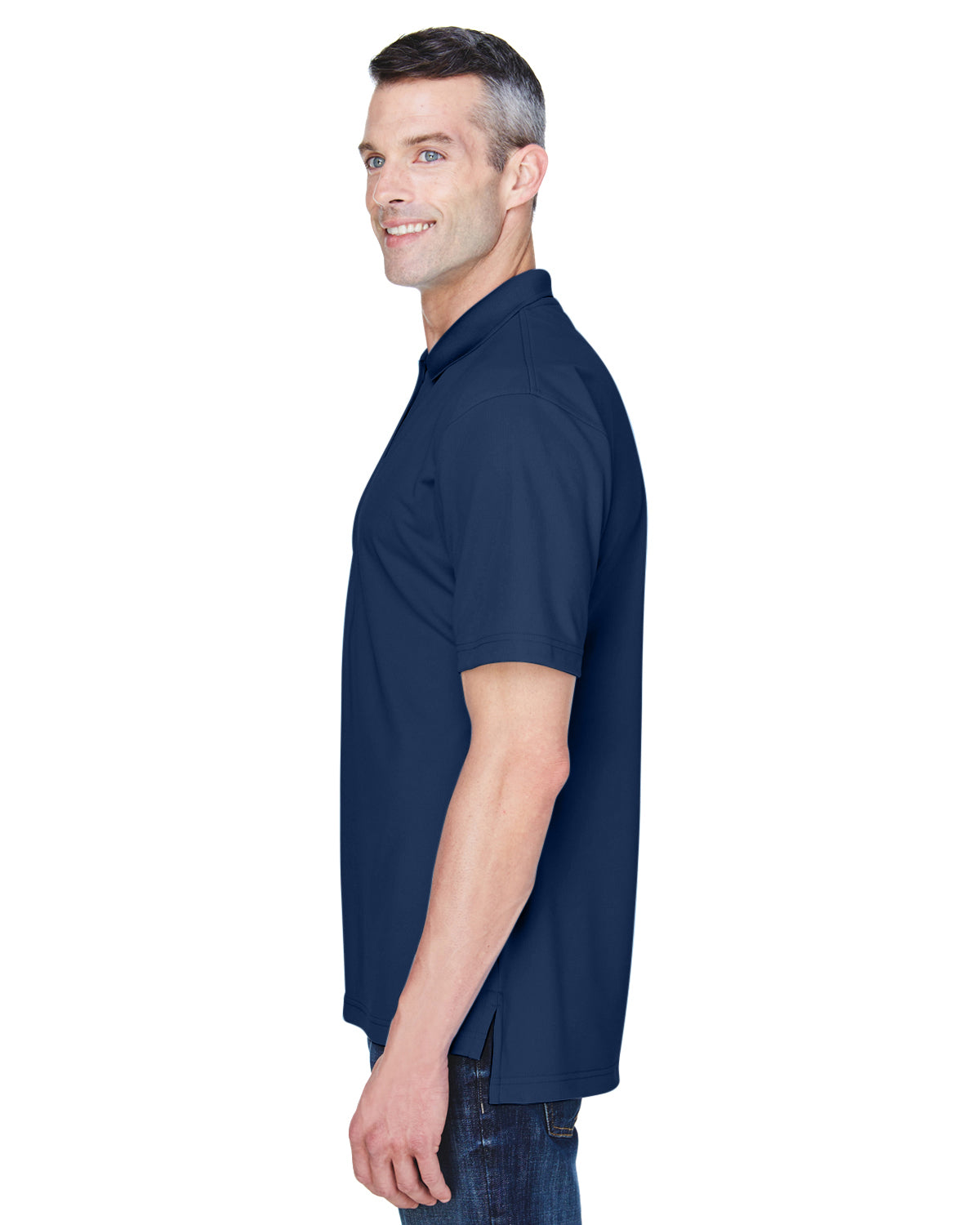 Men's Cool & Dry Stain-Release Performance Polo - Navy