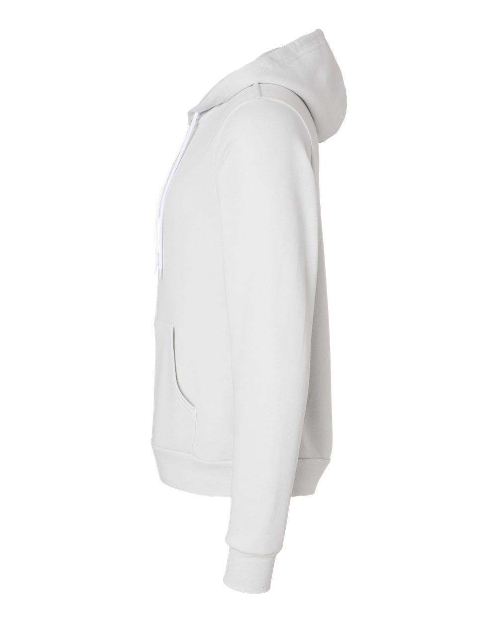 Unisex Poly-Cotton Sponge Fleece Full-Zip Hoodie - Silver