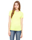 Bella + Canvas 6650 - Women's Cotton/Polyester Tee - Neon Yellow