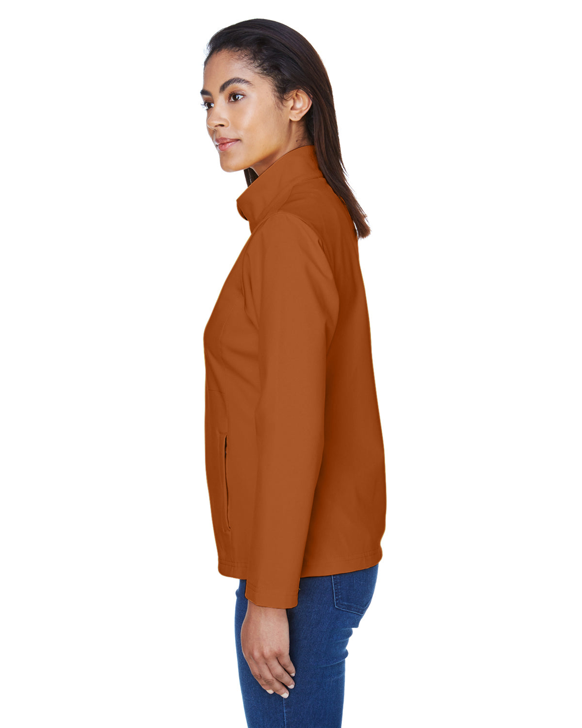 Women's Leader Soft Shell Jacket - Sport Burnt Orange