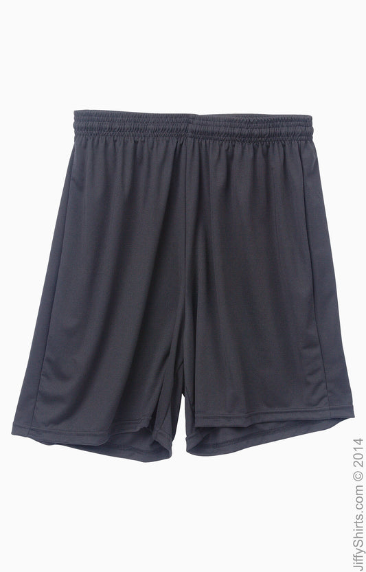 Unisex 7" Inseam Cooling Performance Shorts - Black