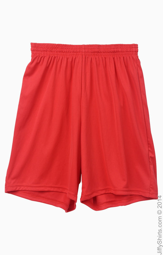 Unisex 7" Inseam Cooling Performance Shorts - Scarlet