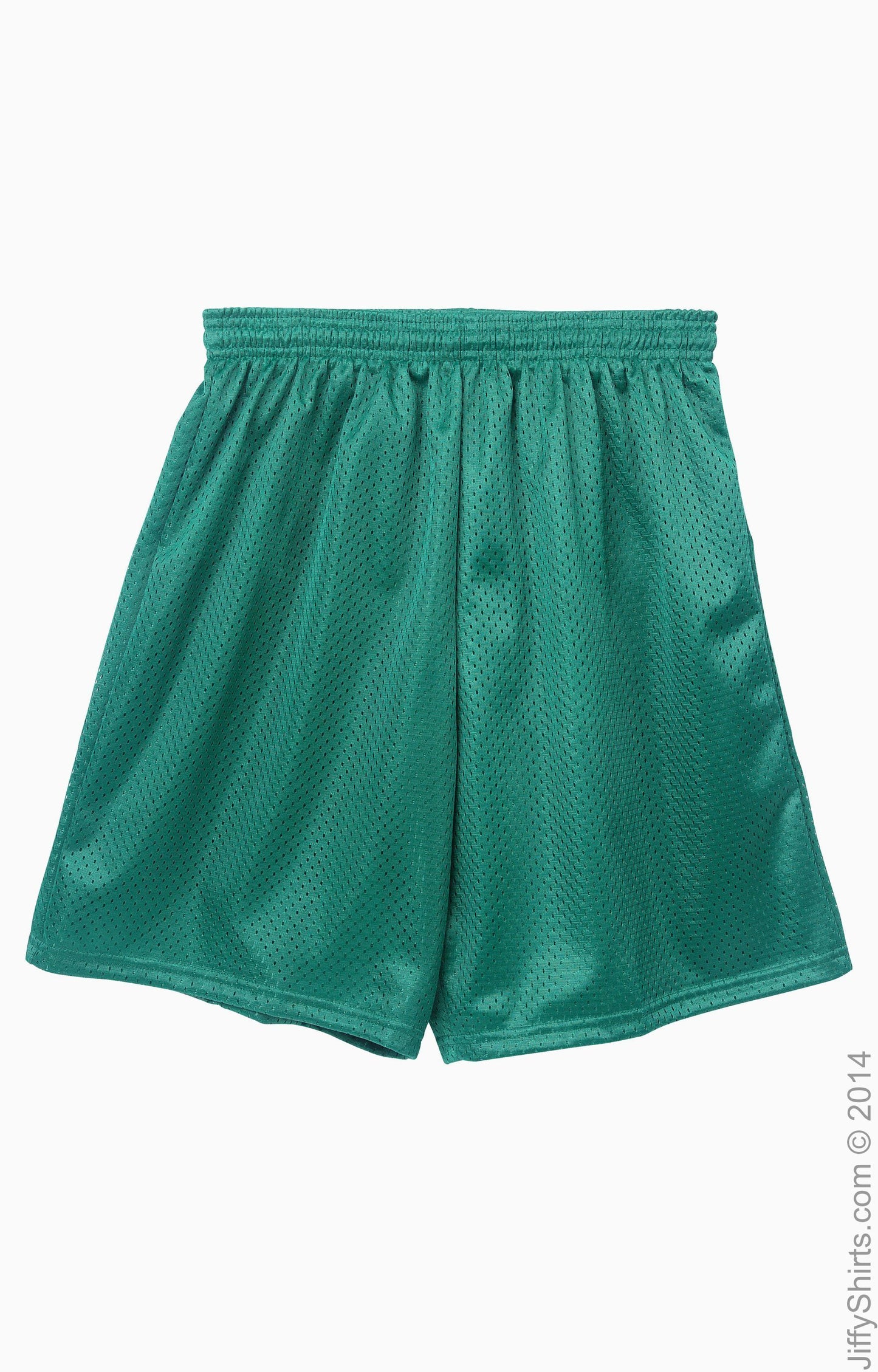 Unisex Seven Inch Inseam Mesh Short - Forest Green